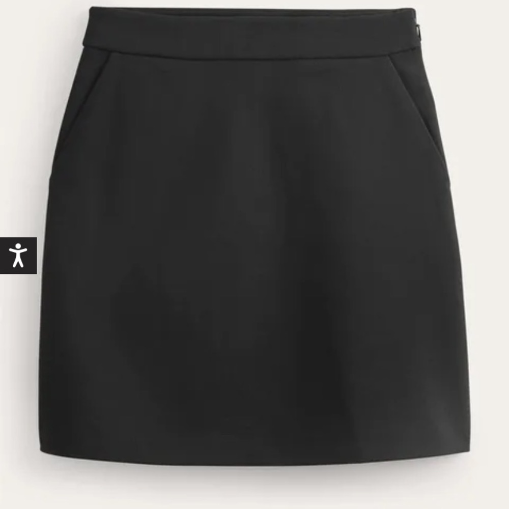 Boden Black Mini Skirt